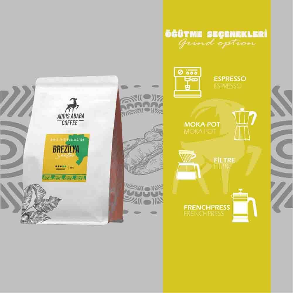 brazil-santos-cekirdek-kahve-250-gr-da83a- Brazil Santos Çekirdek Kahve 250 Gr - Görsel 1