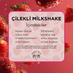 Çilekli Milkshake 1000 Gr - Görsel 4