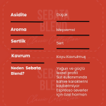 Sebata Blend Çekirdek Kahve 250 Gr - Görsel 4