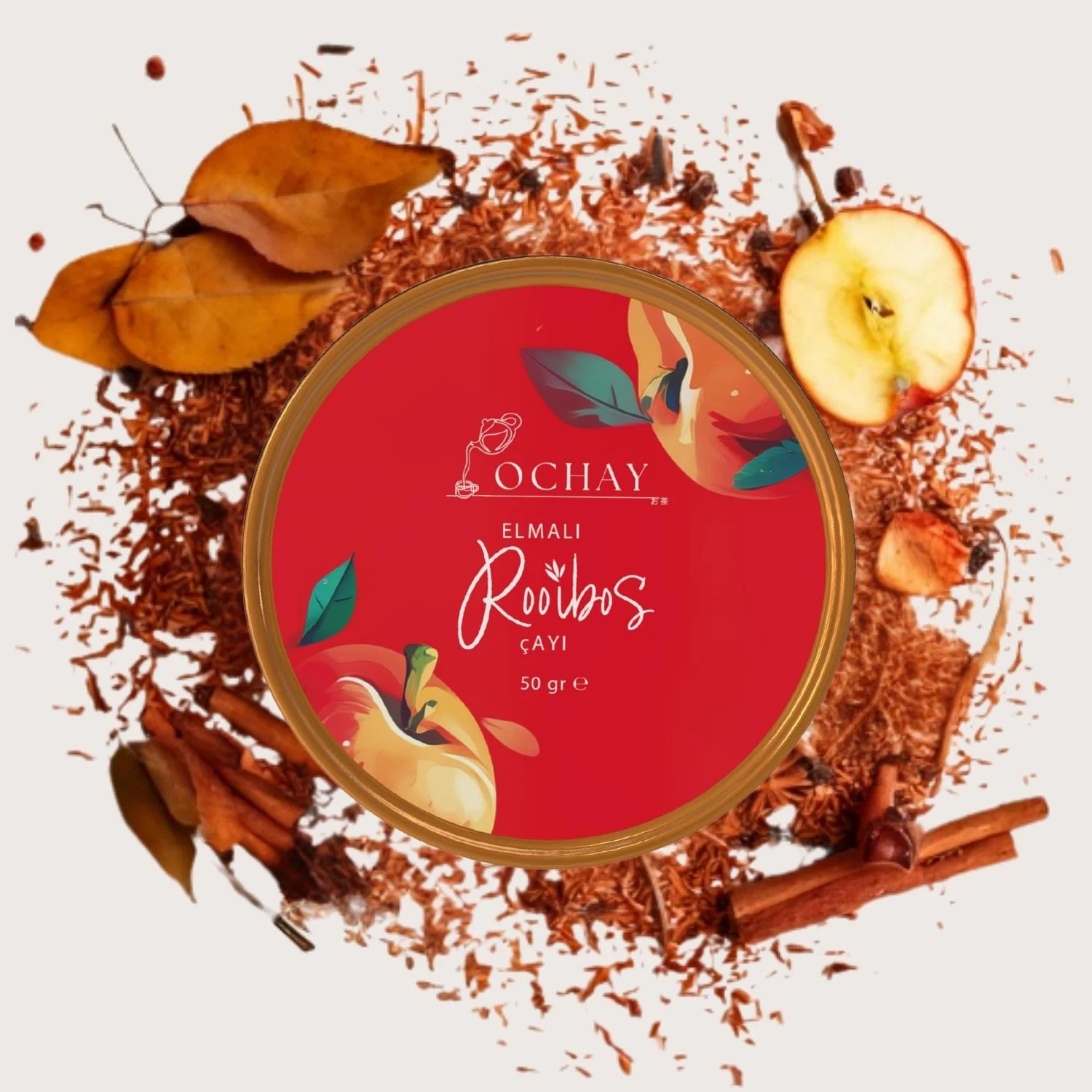 el2 Elmalı Rooibos Çayı 50 Gr - Görsel 1